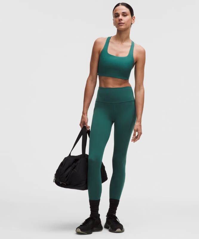 lululemon All-Time Hero Ribbed Sports Bra *Medium Support, B/C Cup - Deep Marina