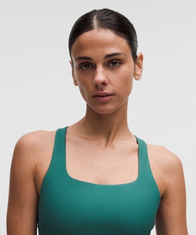 lululemon All-Time Hero Ribbed Sports Bra *Medium Support, B/C Cup - Deep Marina