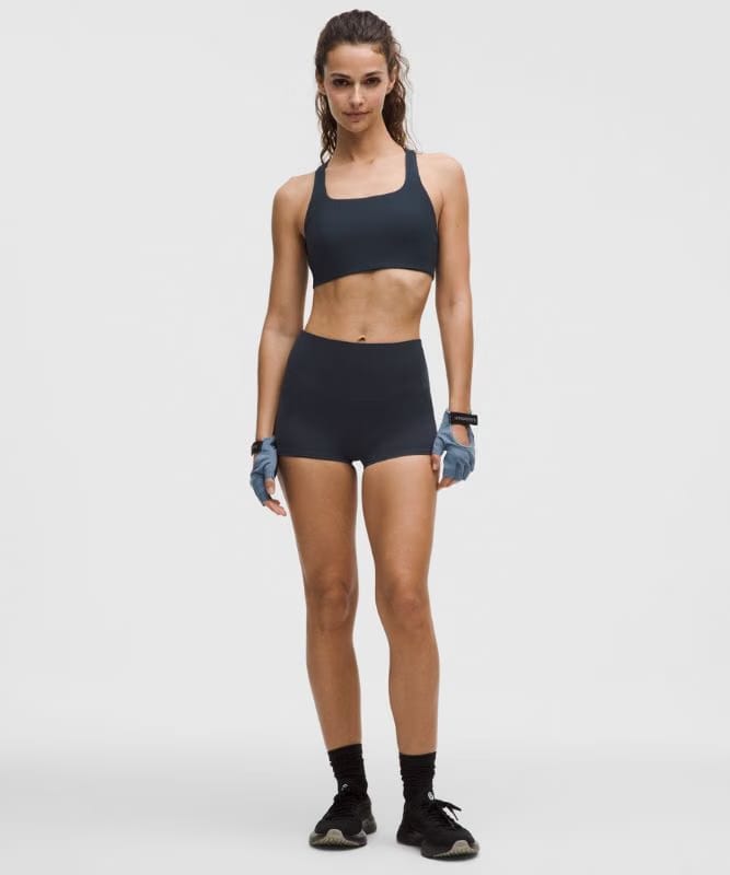lululemon All-Time Hero Ribbed Sports Bra *Medium Support, B/C Cup - True Navy