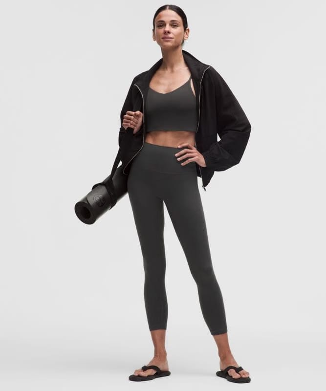lululemon Bend This Cami Spaghetti-Strap Bra *Light Support, A–C Cups - Graphite Grey