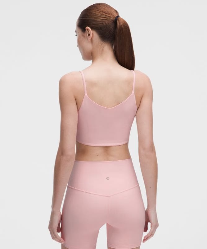 lululemon Bend This Cami Spaghetti-Strap Bra *Light Support, A–C Cups - Pink Pearl