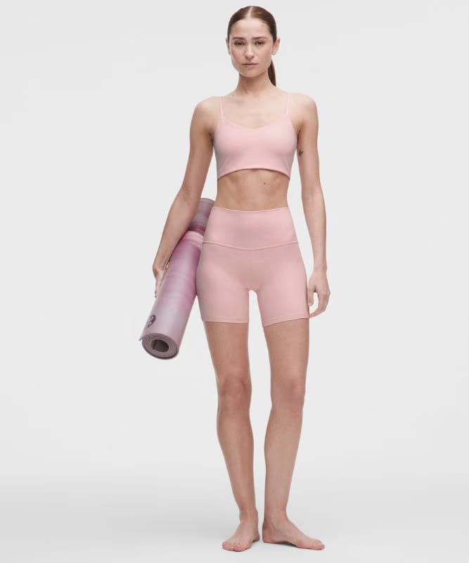 lululemon Bend This Cami Spaghetti-Strap Bra *Light Support, A–C Cups - Pink Pearl