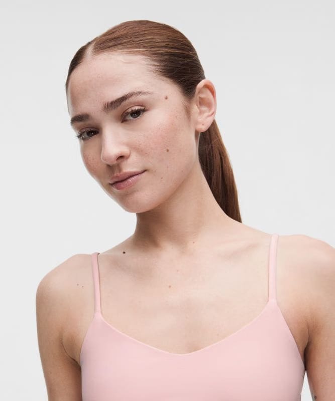 lululemon Bend This Cami Spaghetti-Strap Bra *Light Support, A–C Cups - Pink Pearl