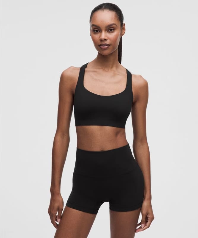 lululemon FlexyFlex Strappy Yoga Bra *Light Support, A-C Cups - Black