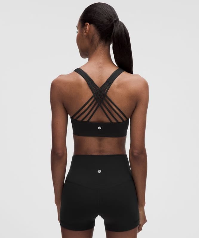 lululemon FlexyFlex Strappy Yoga Bra *Light Support, A-C Cups - Black