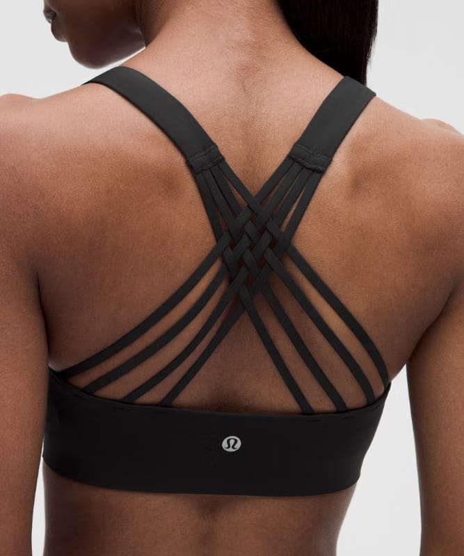 lululemon FlexyFlex Strappy Yoga Bra *Light Support, A-C Cups - Black