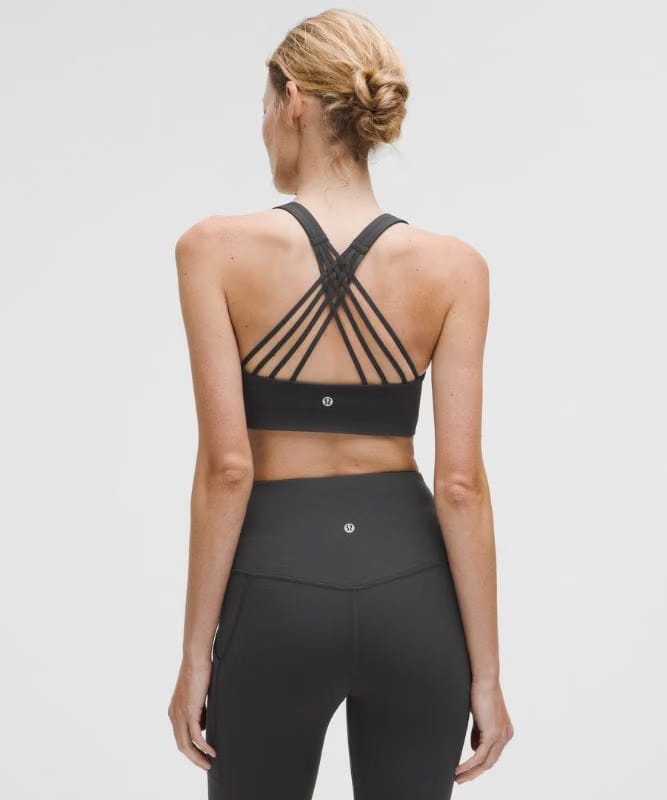 lululemon FlexyFlex Strappy Yoga Bra *Light Support, A-C Cups - Graphite Grey