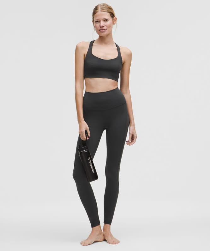 lululemon FlexyFlex Strappy Yoga Bra *Light Support, A-C Cups - Graphite Grey