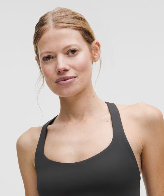 lululemon FlexyFlex Strappy Yoga Bra *Light Support, A-C Cups - Graphite Grey