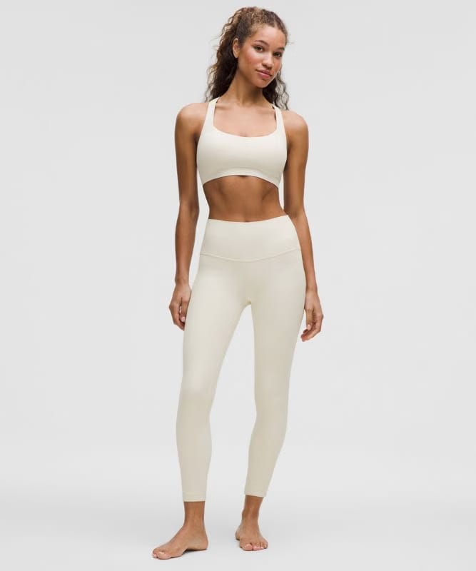 lululemon FlexyFlex Strappy Yoga Bra *Light Support, A-C Cups - Light Ivory