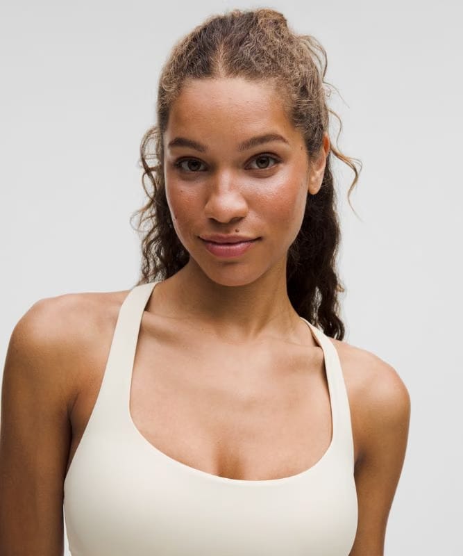 lululemon FlexyFlex Strappy Yoga Bra *Light Support, A-C Cups - Light Ivory