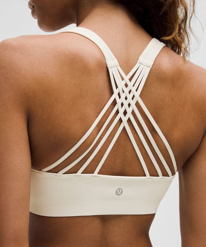 lululemon FlexyFlex Strappy Yoga Bra *Light Support, A-C Cups - Light Ivory