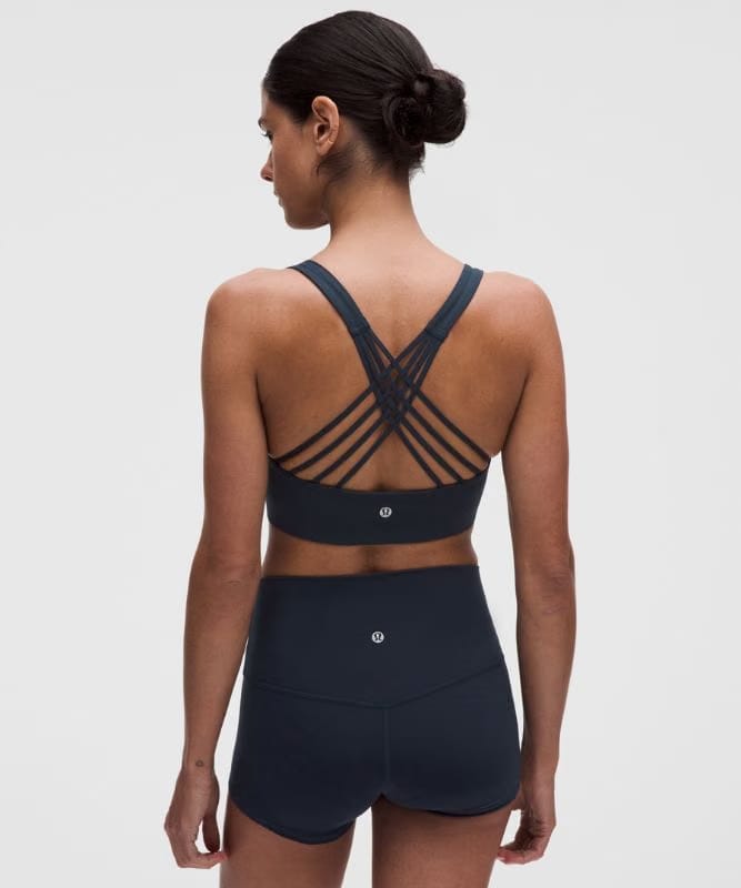 lululemon FlexyFlex Strappy Yoga Bra *Light Support, A-C Cups - True Navy