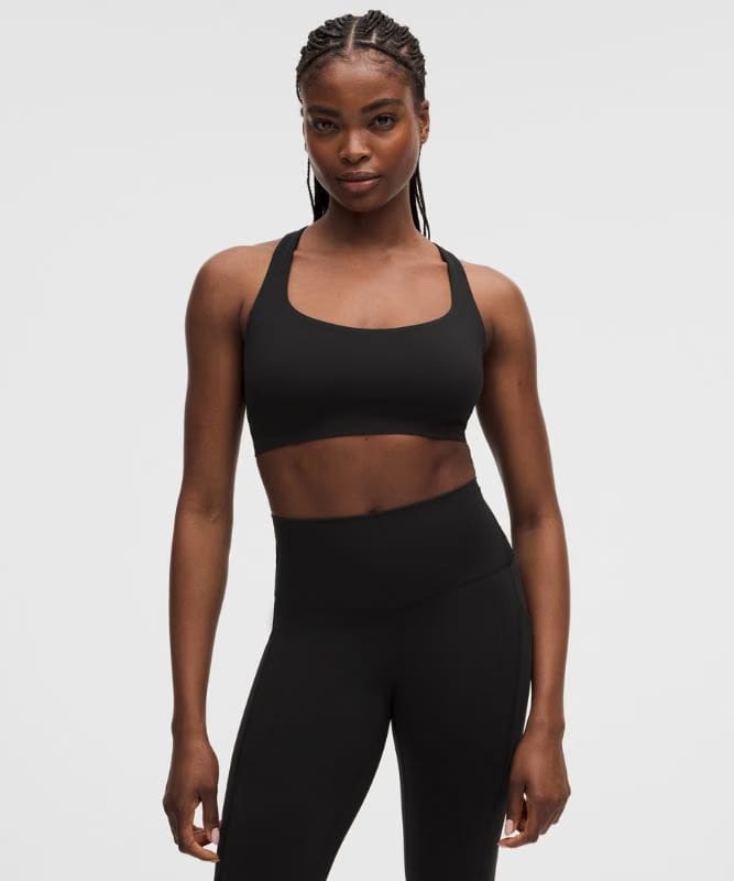 lululemon FlexyFlex Strappy Yoga Bra *Light Support, D-DDD Cups - Black