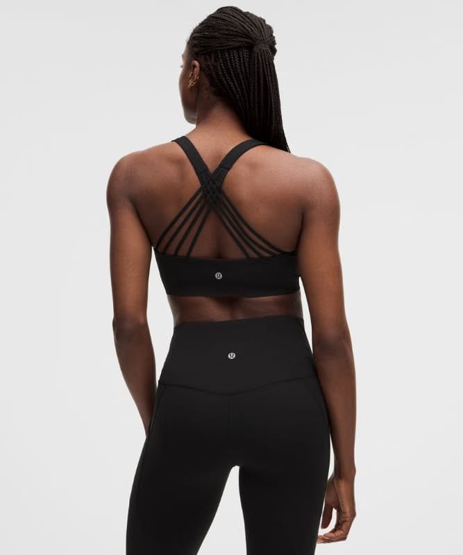 lululemon FlexyFlex Strappy Yoga Bra *Light Support, D-DDD Cups - Black