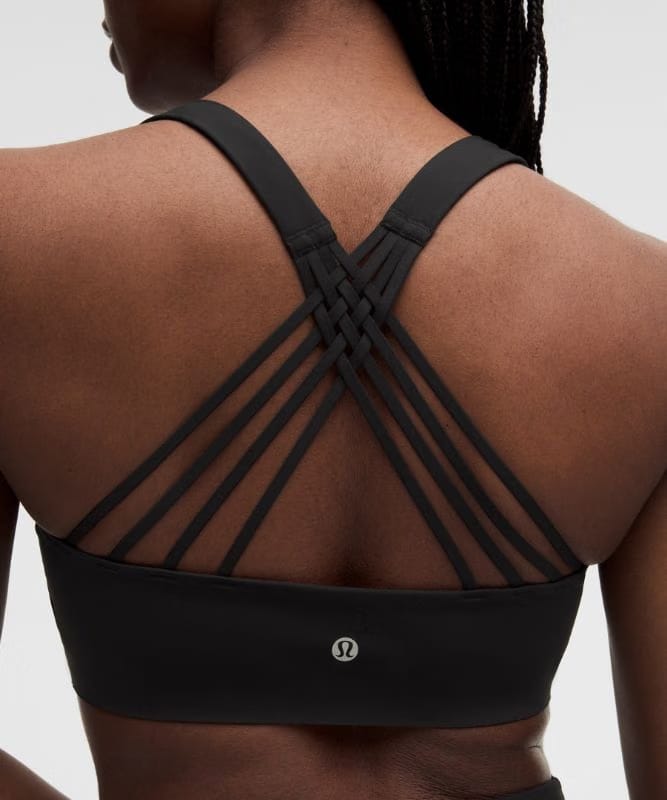 lululemon FlexyFlex Strappy Yoga Bra *Light Support, D-DDD Cups - Black