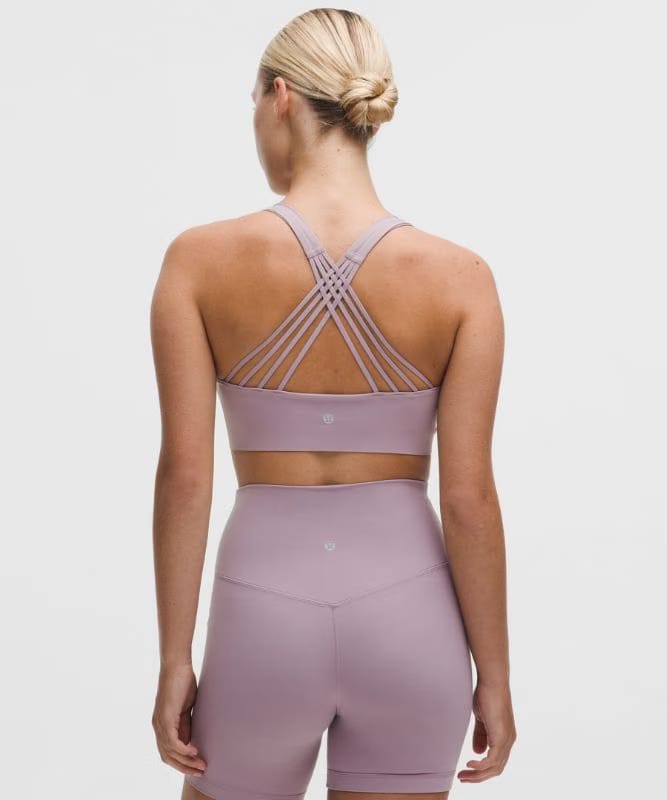 lululemon FlexyFlex Strappy Yoga Bra *Light Support, D-DDD Cups - Lotus Lavender