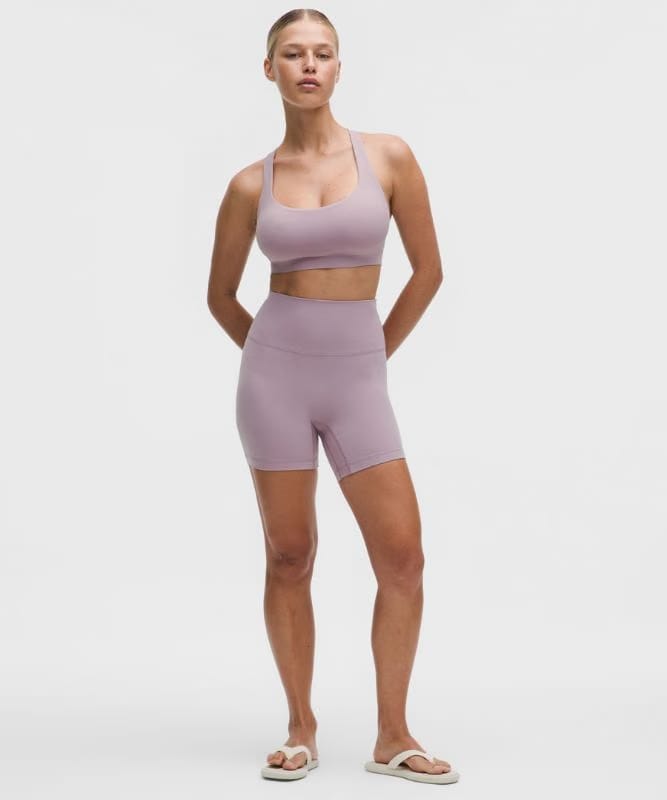 lululemon FlexyFlex Strappy Yoga Bra *Light Support, D-DDD Cups - Lotus Lavender