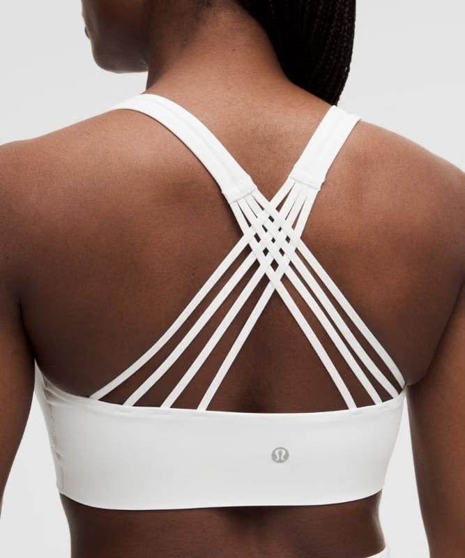 lululemon FlexyFlex Strappy Yoga Bra *Light Support, D-DDD Cups - White