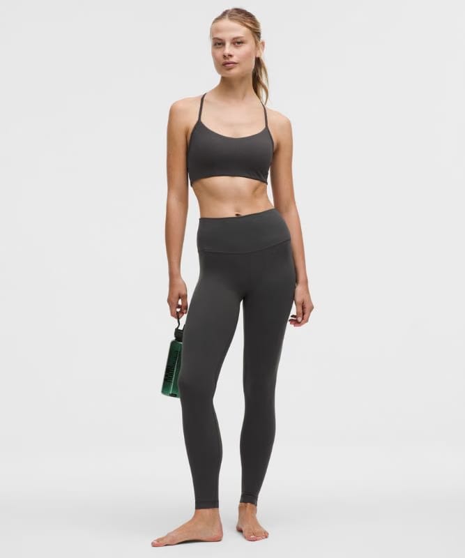 lululemon Flow Y Bra Light Support, A/B Cup *Evolve - Graphite Grey