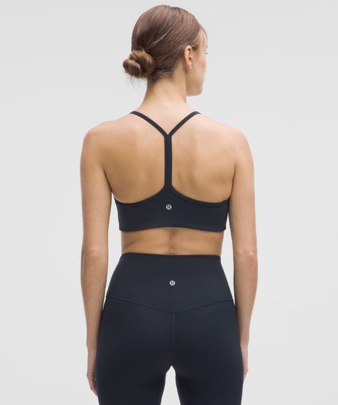 lululemon Flow Y Bra Light Support, A/B Cup *Evolve - True Navy