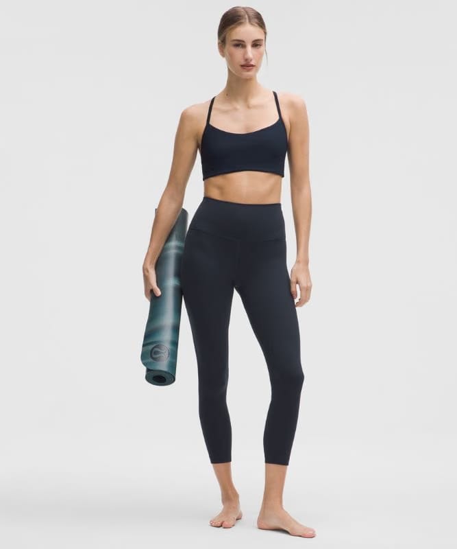 lululemon Flow Y Bra Light Support, A/B Cup *Evolve - True Navy