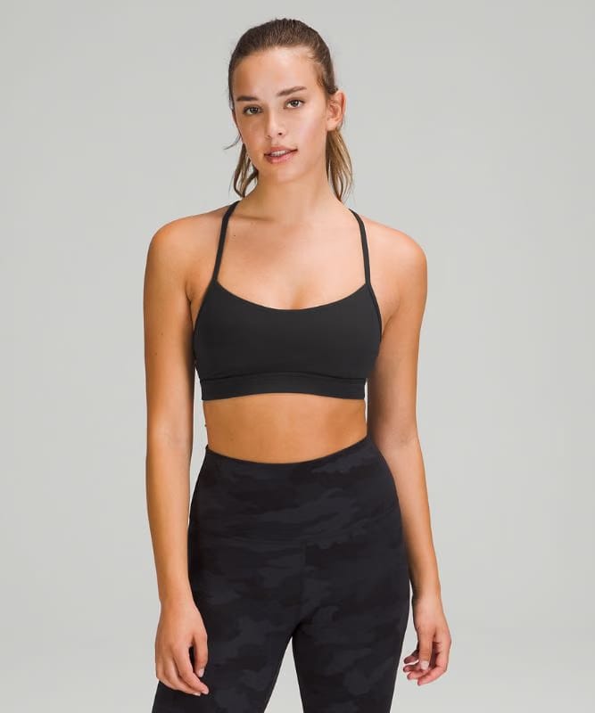 lululemon Flow Y Bra Nulu *Light Support, A–C Cups - Black