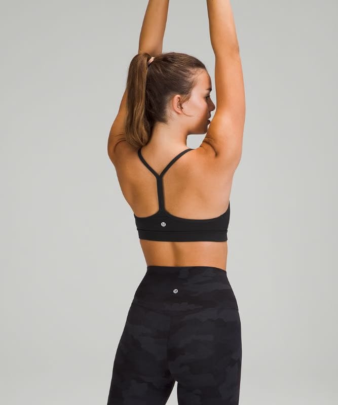 lululemon Flow Y Bra Nulu *Light Support, A–C Cups - Black