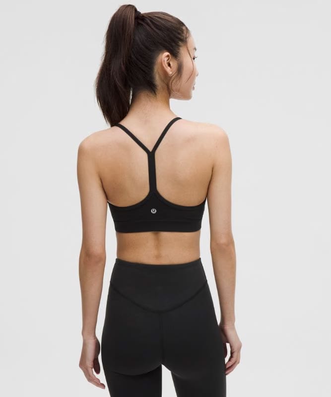 lululemon Flow Y Bra Nulu *Light Support, B/C Cup Asia Fit - Black