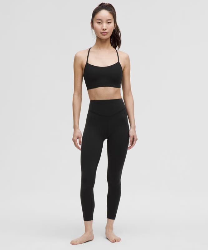 lululemon Flow Y Bra Nulu *Light Support, B/C Cup Asia Fit - Black