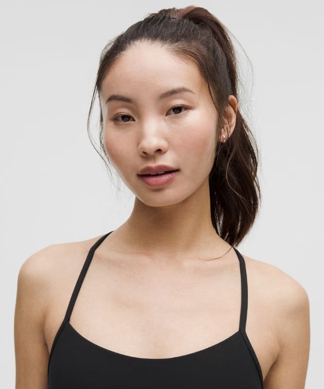 lululemon Flow Y Bra Nulu *Light Support, B/C Cup Asia Fit - Black