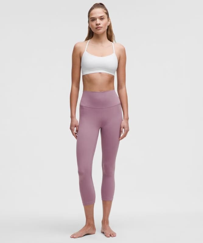 lululemon Flow Y Bra Nulu *Light Support, B/C Cup Asia Fit - White