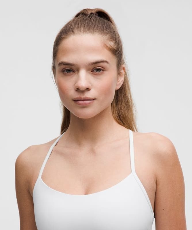 lululemon Flow Y Bra Nulu *Light Support, B/C Cup Asia Fit - White