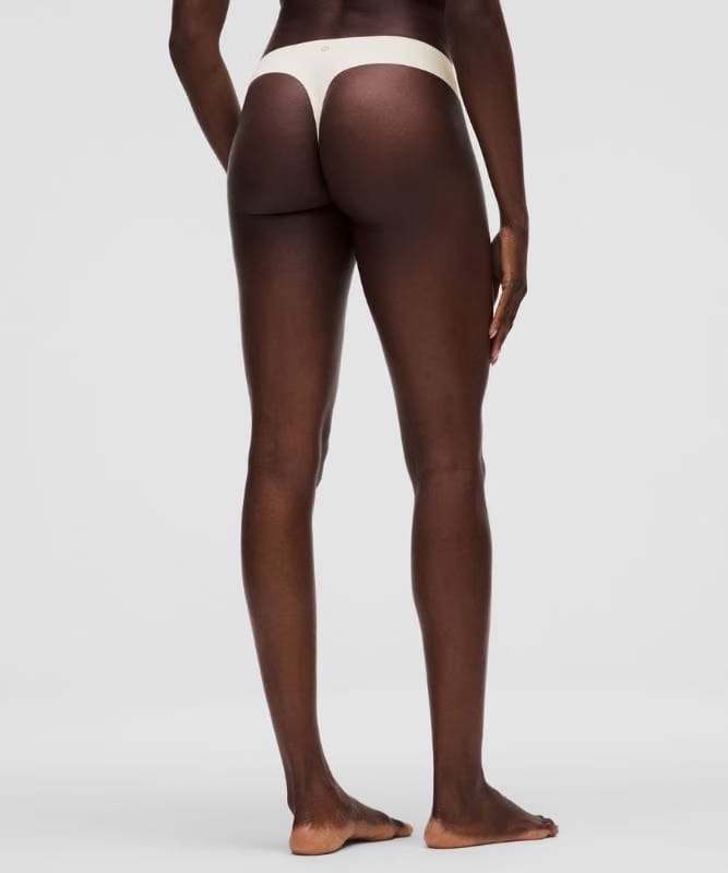 lululemon InvisiWear Mid-Rise Thong Underwear - Light Ivory