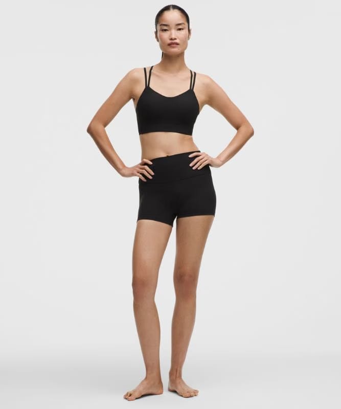 lululemon Like a Cloud Ribbed Longline Bra *Light Support, B/C Cup - Black