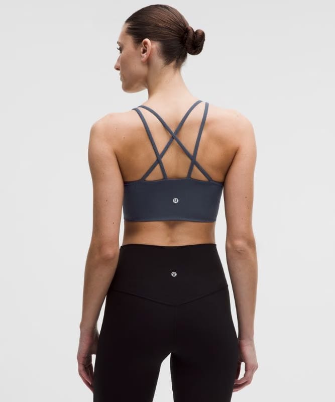 lululemon Like a Cloud Ribbed Longline Bra *Light Support, B/C Cup - Club Blue