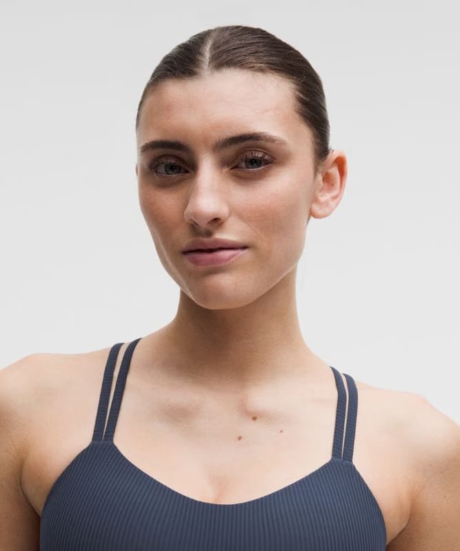 lululemon Like a Cloud Ribbed Longline Bra *Light Support, B/C Cup - Club Blue