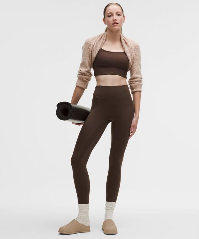 lululemon Align™ Scoop Crossback Ribbed Bra *Light Support, A/B Cup - Light Ivory