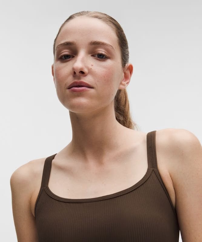 lululemon Align™ Scoop Crossback Ribbed Bra *Light Support, A/B Cup - Light Ivory