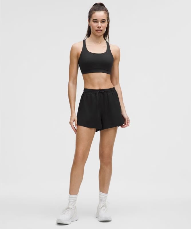 lululemon Energy Bra Medium Support, B-D Cups *Evolve - Black