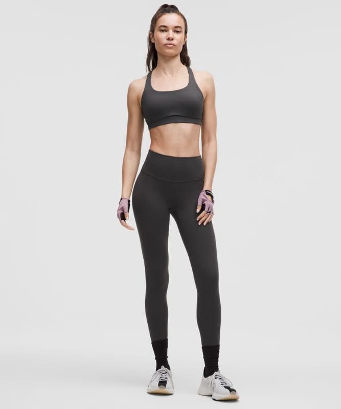 lululemon Energy Bra Medium Support, B-D Cups *Evolve - Graphite Grey