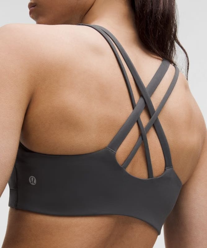 lululemon Energy Bra Medium Support, B-D Cups *Evolve - Graphite Grey