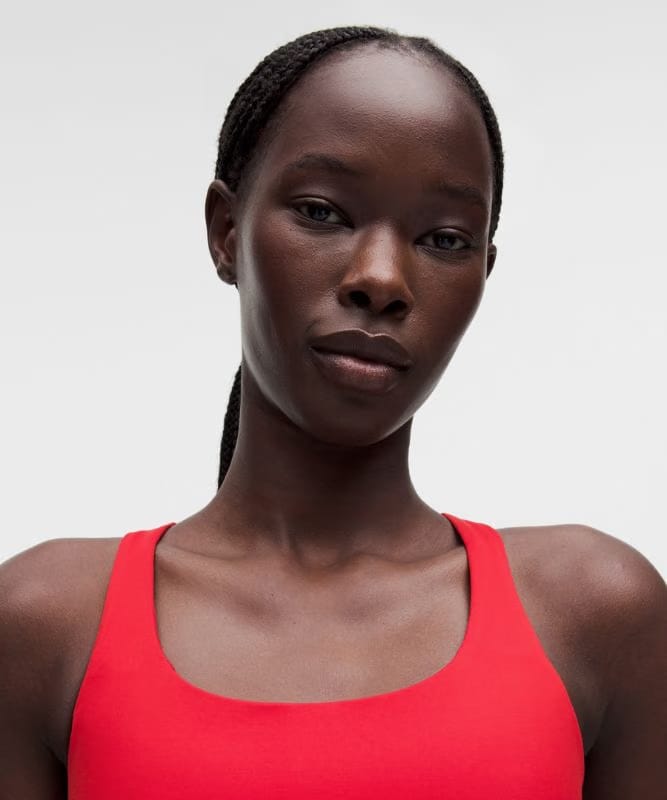 lululemon Energy Bra Medium Support, B-D Cups *Evolve - Oxford Red
