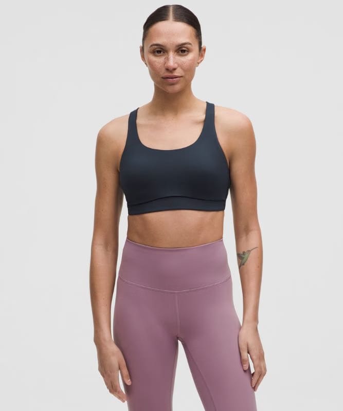 lululemon Energy Bra Medium Support, B-D Cups *Evolve - True Navy