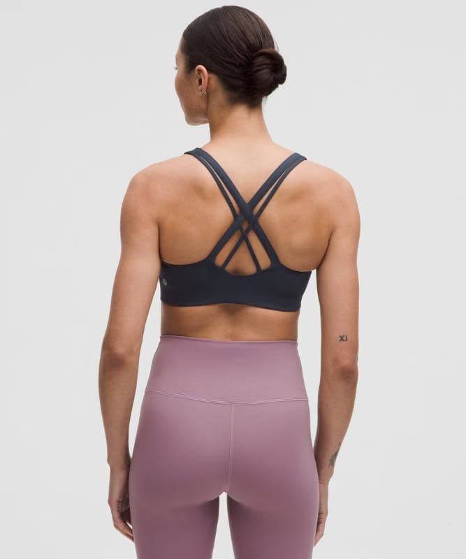 lululemon Energy Bra Medium Support, B-D Cups *Evolve - True Navy