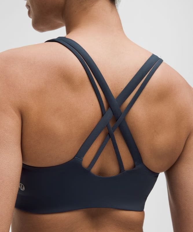 lululemon Energy Bra Medium Support, B-D Cups *Evolve - True Navy