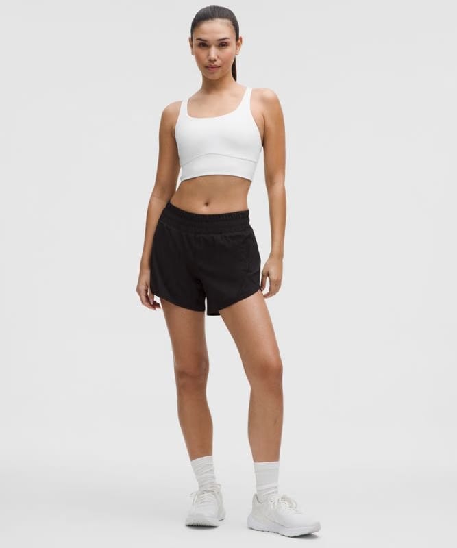 lululemon Energy Longline Bra Medium Support, B-D Cups *Evolve - White