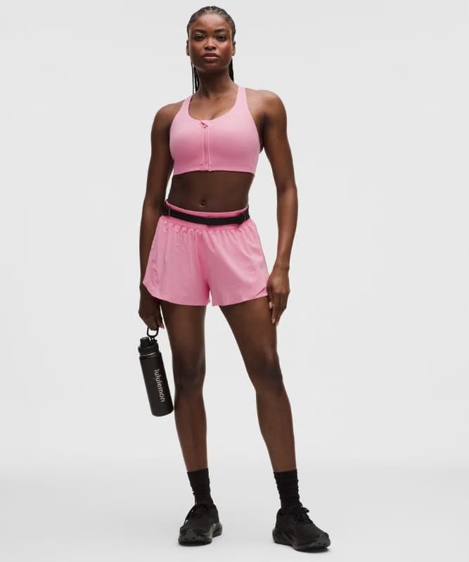 lululemon Energy Zip-Front Bra *High-Support, B–G Cups - Candy Cloud