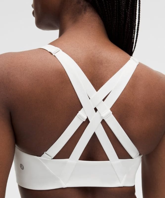 lululemon Energy Zip-Front Bra *High-Support, B–G Cups - White