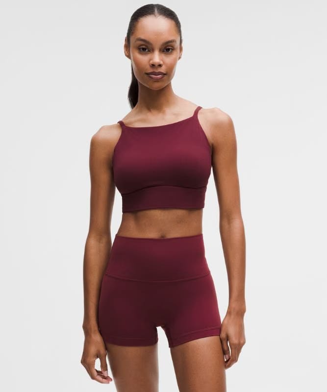 lululemon Focuser High-Neck Bra *Light Support, A/B Cup - Black